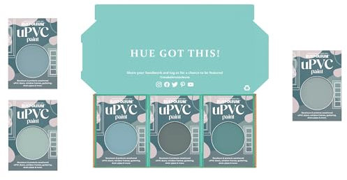 Rust-Oleum uPVC Paint in Matt Finish – Ocean Blues Tester Box