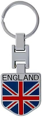 NISCAYA Fashion Metal Keychain Uk Flag London Key Chain Souvenir Key Rings Souvenirs Gifts England Union Keyring Ring Charm Jewelry Gift