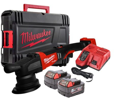 Milwaukee M18FROP15-502X M18 FUEL Random Orbital Polisher with 15mm Stroke