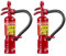 NEU Miniatur Feuerlöscher für Wichtel/Geldgeschenke, ca. 3,5 cm, 2 Stück