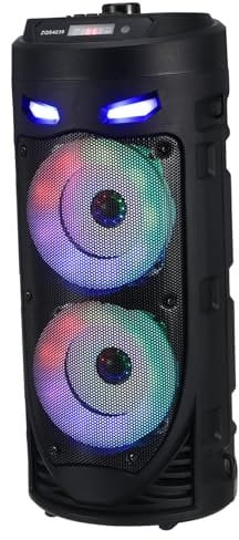 HOMOCONO Internetradio Tuner Kabelloser Lautsprecher Sprachverstärker Lautsprecher Outdoor Musik Lautsprecher Radio Lautsprecher Watt Led-lichtlautsprecher Lautsprech Soundbox Tragbare Musikgeräte