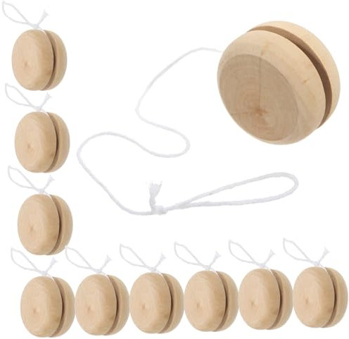 NAMOARLY 15St zappeln Kinderspielzeug -Jo-Jo- Heimwerken DIY zubehör bastelset basteln für Kid Toys yoyo spielzeuge Jo-Jo-Ball Fingerspielzeug für Holz