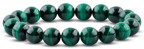 Generisch 10mm natürlichen Chakra Heilung Armband für Frauen Männer Kristall Heilung Stein Armband für beruhigende Energie und Weisheit