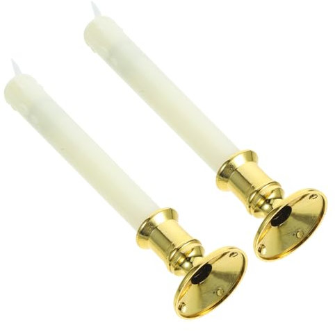 DIYEAH 2stücke Led-kerzenlichter Für Dekoration Wiederverwendbar Und Batteriebetrieben Konische Kerzenlichter Ohne Brandgefahr Für Partys Weihnachten Und Verschiedene Anlässe