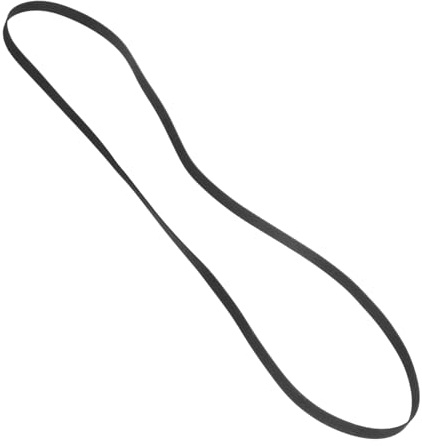 Schwarzer Plattenspielerriemen 54cm aus Gummi mit Elastischem Sitz | Vinyl und Plattentellergeräte, Wartung und Reparatur, zum Ersetzen Defekter Teile und Drehzahlstabilisierung