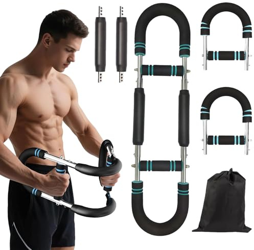 Mr Sculpt Gorilla Bar, U-Form Twister Armtrainer, 15,9-81,6 kg verstellbarer Unterarmstärker, Brusttrainer für Männer, Gorilla Bar Brust Trainingsgerät
