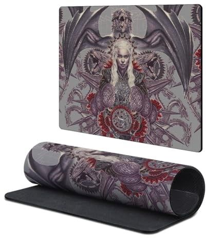 Head Case Designs Offizielle HBO Game of Thrones Daenerys Targaryen Grafik Kunst 9.84 x 11.81 x 0.12 inches (250 x 300 mm) - S Gaming-Schreibtisch PC-Tastatur Mauspad