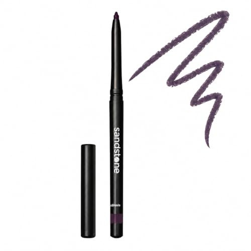 Sandstone Scandinavia Hypoallergenic Waterproof Eyeliner Pencil (Aubergine) | Matte, Smudge-Proof Eye Liner for Sensitive Eyes