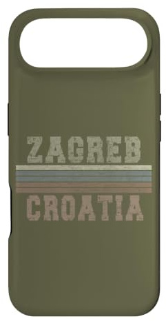 Hülle für iPhone Air Retro Zagreb Kroatien