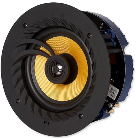 Lithe Audio All-In-One 6.5 Bluetooth Ceiling Speaker (Master - 03200), 50W RMS Class D Amplifier, Voice Control, Perfect for Kitchens, Living Rooms & Bedrooms