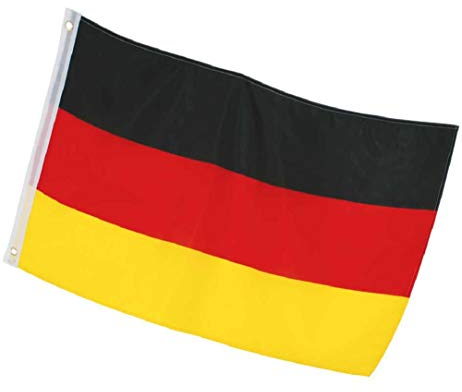 Flagge Deutschland Fahne, mit Metallösen, ca. 60 x 90 cm, versch. Ausführungen, Fanartikel (20)