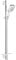 GROHE Rainshower 130 SmartActive Cube | Brausestangenset 3 Strahlarten | chrom | 26586000