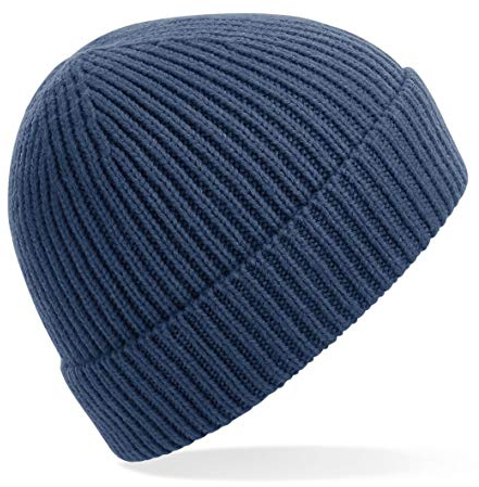 Beechfield Strick Beanie Classic blau