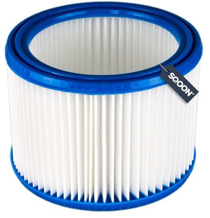Zylinderfilter passend für Staubsaugermodelle Waffelfilter passend für Nilfisk WAP Aero 400, 440, 600, 640, 800A, Industriesauger - Bosch GAS 15, GAS 20