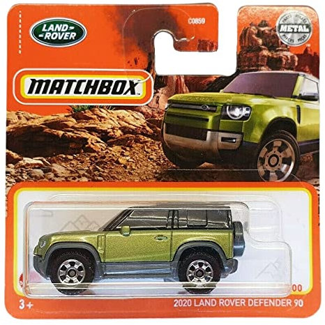 Matchbox - 2020 Land Rover Defender 90 - MBX 11/100 - GXM35 - Short Card - grün metallic - Superfast Lesney - Mattel 2021