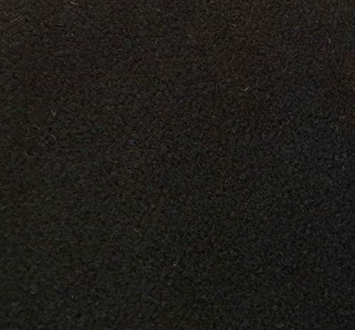 Nadelfilz Extra-Flex Meterware Restauration Innenraumverkleidung Instandhaltung Camperausbau 206 cm Breite (206 x 1500 cm, Schwarz)