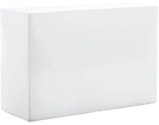 fioriera Luminosa da Giardino per Esterno Giardino con Luce Bianca cm 80 x 35 x 50 h