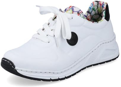 Rieker Damen Skater Sneaker M4903, Frauen Halbschuhe, lose Einlage