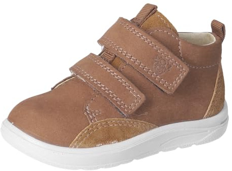 RICOSTA Jungen Low-Top Sneaker MIKA, Baby und Kleinkinder Lauflernschuhe, Weite: Mittel, lose Einlage, Klettschuhe, Caramel/ahorn (270), 22 EU