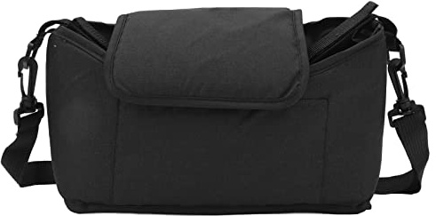 Universeller Kinderwagen-Organizer, Große Kinderwagen-Hängetasche für Kinderwagen (Schwarz)