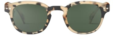 Izipizi OCCHIALI SUN POLARIZED MOD. C LIGHT TORTOISE GREEN LENSES