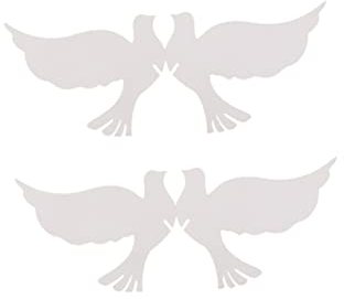 BESTonZON 50 Stück Hochzeitsdekoration Platz Der Tischnummer Hochzeit Aus Glas Tischkarten Spitze Tischkarten Für Zelte Vogel Weinglas Platz Für Hochzeitspapier Spitze Glas Tasse Anzahl