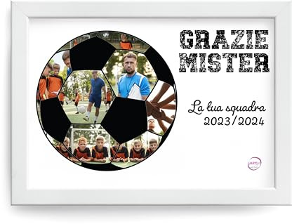 Regalo Personalizzato per Allenatore – Collage di Foto