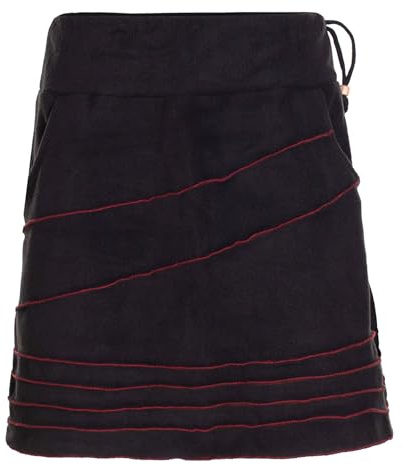 Vishes - Alternative Bekleidung - Thermorock Warmer Damen Winterrock kurz Minirock aus ECO-Fleece