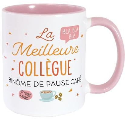 STC Mug rose meilleure collegue