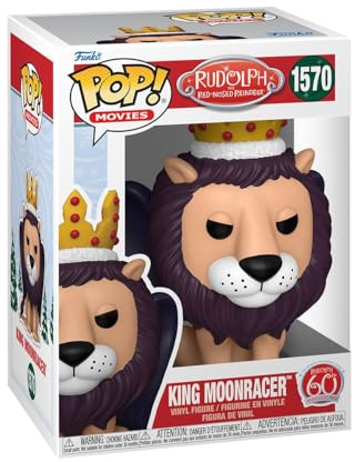 Funko POP! Movies: Rudolph the Red-Nosed Reindeer - King Moonracer | Offizielles Cartoon/Animation Merch - Vinyl Sammelfigur als Regal Deko - Geschenkidee zum Geburtstag für Fans und Sammler