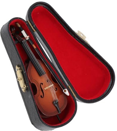 TOYANDONA Mini Violoncello Modell Aus Hochwertigem Material Realistische Dekoration Für Schreibtisch Kompakt Und Platzsparend Perfektes Instrument Modell Geschenk