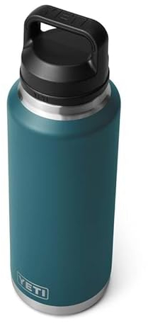 YETI Rambler Bottle Chug, Vaccum Insulated Stainless Steel Bottle with Chug Cap, Agave Teal, 46 oz (1.4 L)
