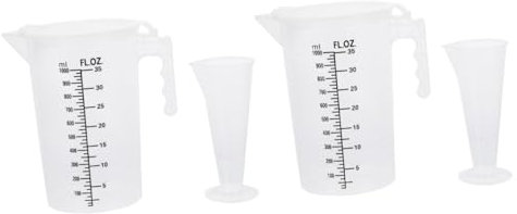 TOPBATHY 4pcs Measuring Cups Measuring Jugs for Kitchen Baking Measure Cups for Cooking Gadgets and Kitchen Accessories