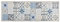 ShGaxin Küchenteppich Waschbar, Teppich Küche, Küchenläufer, Läufer Küche, Teppich Läufer, Teppich Für Die Küche, Mosaik 60x300 cm