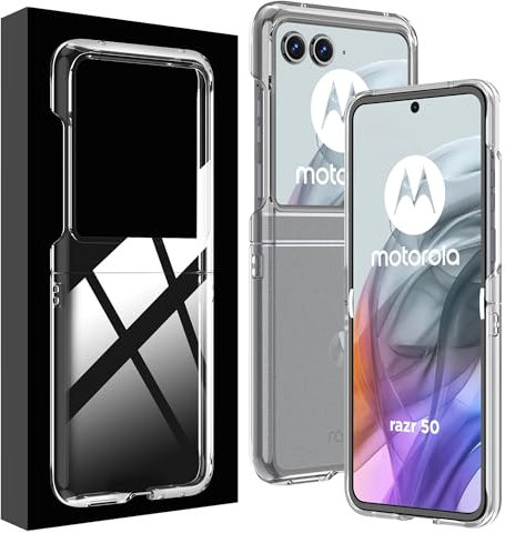 Lemxiee Case für Motorola razr 50 & Motorola razr 60 hülle Ultradünnes & Stabiles & Transparentes Acryl Schutzhülle Cover Handyhülle