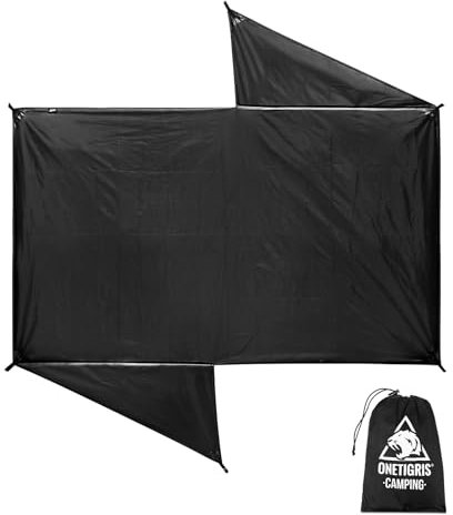 OneTigris Stella 2 Person Tent Footprint with Extra Vestibule Storage Cloth, 2 PersonTent Groundsheet 3000mm Waterproof Ratings