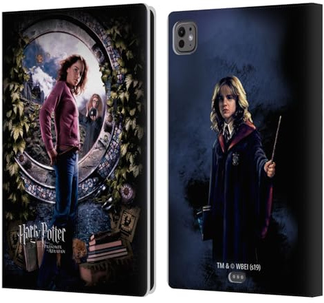 Head Case Designs Offizielle Harry Potter Hermione Poster Prisoner of Azkaban IV Leder-Wallet-Hülle Kompatibel mit Apple iPad Pro 11 M4/M5 2024/2025