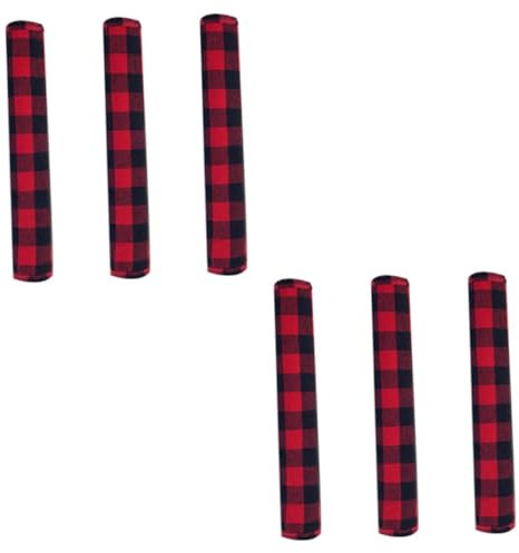 Gadpiparty 6pezzi Coprimaniglie Per Frigorifero Da Decorativi Per Natale Protettori Per Maniglie Adatti Elettrodomestici e Porte Elegante Design e