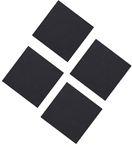 SHOWERORO Antivibrationsmatte für Waschmaschine 5 EVA-Pads schwarzer Kleber Schalldämmung