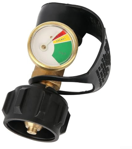 Cloudpower Indicateur de niveau de bouteilles de gaz, bouteille de propane, indicateur de niveau, manomètre, bouteille de gaz, régulateur de pression de gaz avec manomètre pour barbecues, camping-cars
