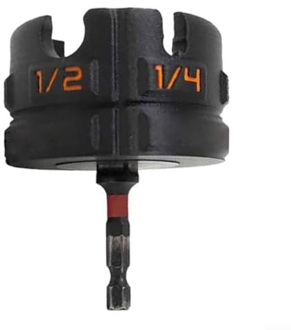 Nut Zipper Tool for Power Drills Speed Up Nut Installation on For 14, 3/8 and 1/2 Threaded Rods