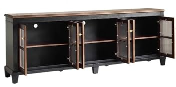 AFGFGHES Meuble TV 200cm Meuble de Rangement Bois Massif Rétro, Table d'Appoint Entrée-Séjour, Centre de Loisirs pour Hôtels & Résidences​ Consoles TV pour Salon