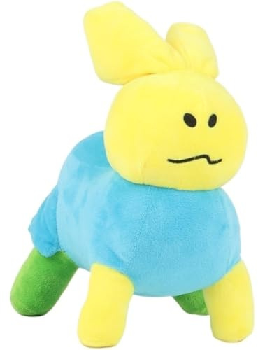 RDCIRP Forsaken Chance Gubby Plüschtier, süßes Stofftier-Kissen, Puppe for Gamer, Kinder, Geburtstagsgeschenke(Blue+Yellow)