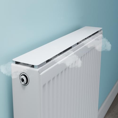 YCCYHQ Tablette de Radiateur en Alliage D'aluminium, Protection pour Etagere Radiateur, Fixation par Adsorption, Adapté à Toutes Les Saisons(110x10 cm/43.3x3.9 in)
