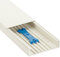 GGK - Goulotte électrique 60 x 200 Blanche Longueur 1,30m - Parfaite pour Une Pose de Tableau en rénovation ou Installation complémentaire - Très résistante