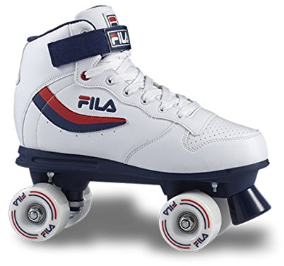 FILA SKATES Ace Inline Skate, White/Blue/RED, 43