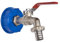 IBC Adapter mit S60x6 auf 3/4 Zoll Gewinde und 3/4 Zoll Messing Kugelhahn für IBC Container