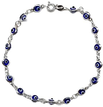 MYSTIC JEWELS by Dalia – Armband aus Silber – 19 cm (Marineblau)