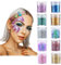 Glitzer Gesicht 10 Stück Glitzer Basteln Body Glitter Glitzer Schminke für Gesicht Nägel Augen Haare Musik Festival Masquerade Halloween Party DIY
