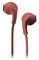 Fresh ´N Rebel Flow Cuffie In-Ear, con Telecomando e microfono integrati e Connettore jack audio (3,5 mm) (Flow, Safari Red)